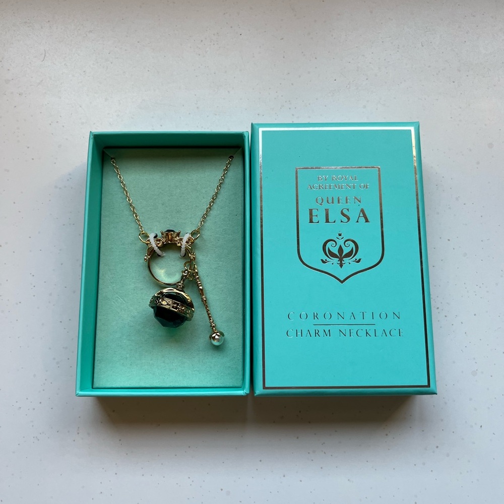 Queen Elsa Coronation Charm Necklace - Broadway Exclusive